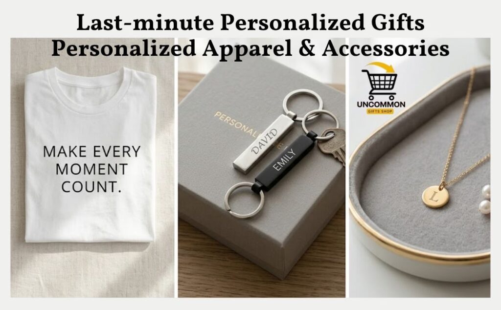 Last-Minute Personalized Gifts Apparel and Accessories