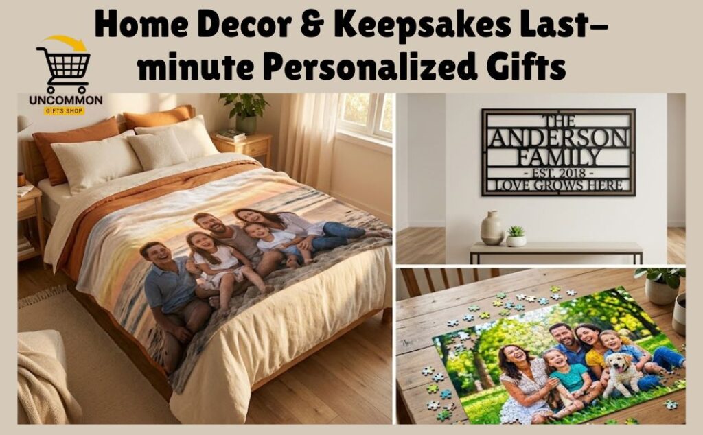 Last-Minute Personalized Gifts Home Decor