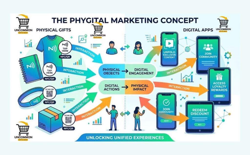 Phygital Gift Ideas Unique marketing Concept