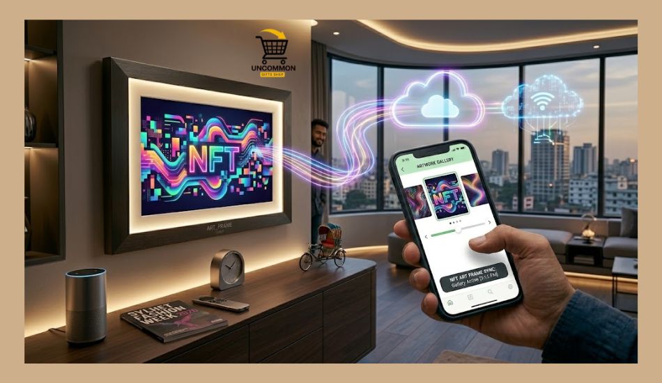 Phygital Tech Gift Ideas Digital Art Frame NFT Style