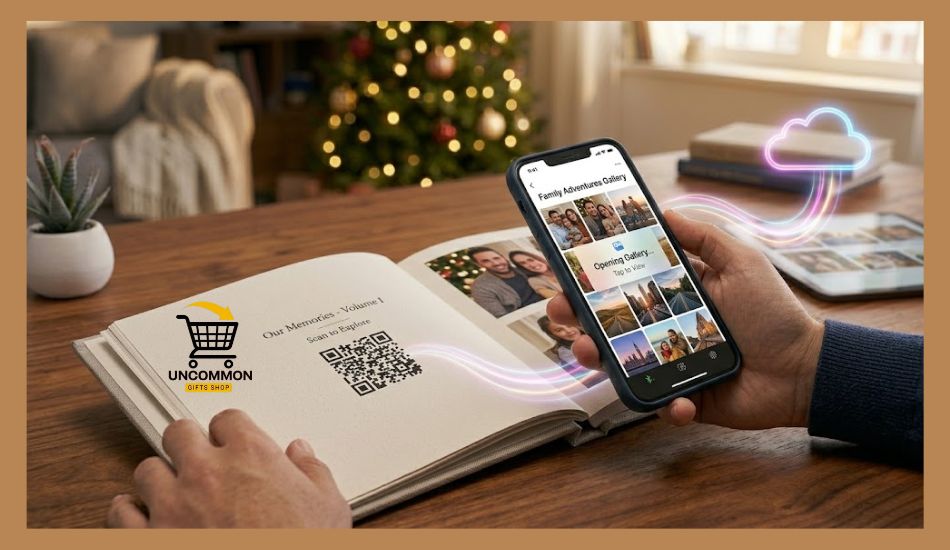 Phygital Tech Gift Ideas Digital Photo Album QR Access