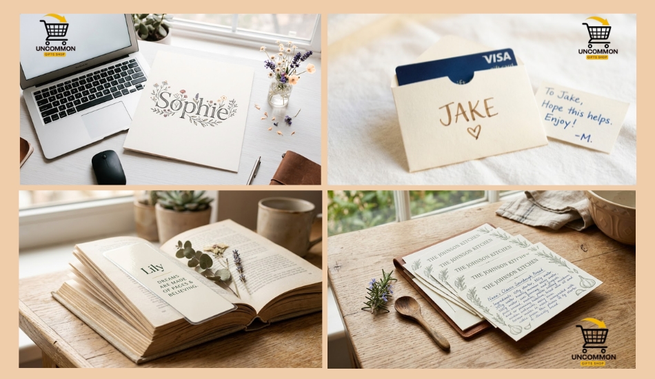 Last Minute Personalized Gifts Choose One
