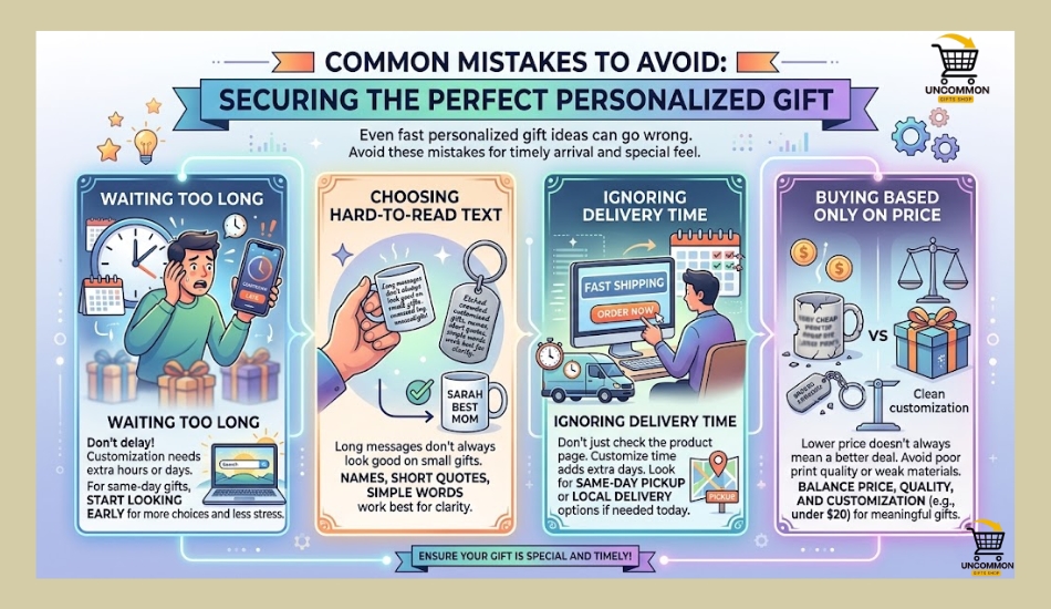 Last Minute Personalized Gifts Common Mistakes to Avoids