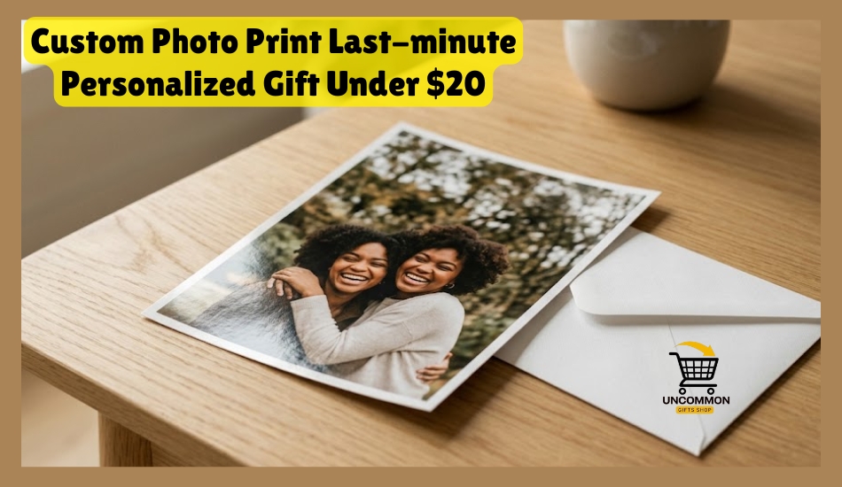 Same-day custom photo print as a last-minute personalized gift under $20