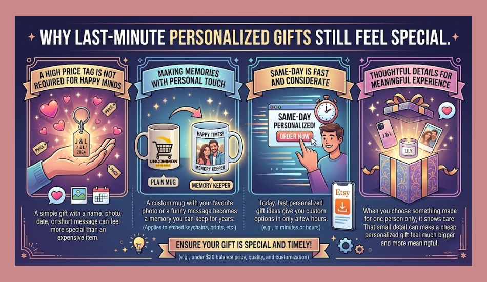 Last Minute Personalized Gifts Feel Special