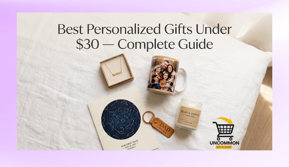 Personalized Gifts Under $30